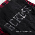 Long Sleeve Fleeece Joining Jacket Plaid Warm Shirt